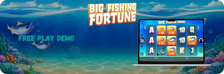 Free play demo with reels and game controls.
