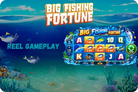Big Fishing Fortune reels and spin controls.